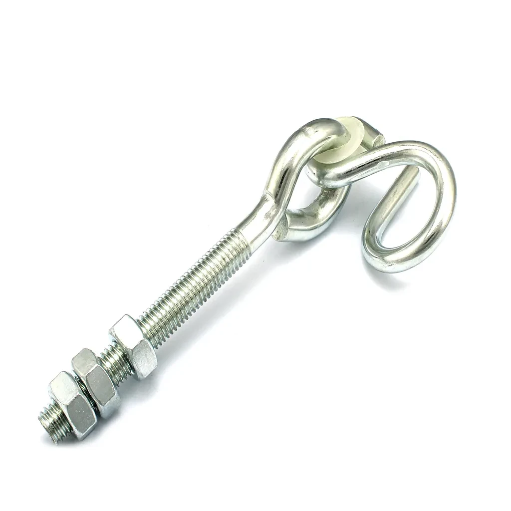 Schaukelhaken M12 x 100mm/200mm – Stahl verzinkt – Deckenbefestigung